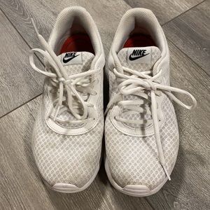 White Nike Running Shoes